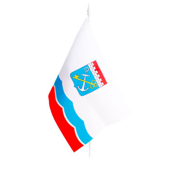 Настольный флаг Ленинградской области (22 х 14 см)