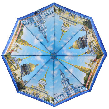 Складной зонт "В Санкт-Петербурге у Невы" (автомат)
