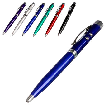 Шариковая ручка с лазерной указкой и фонариком