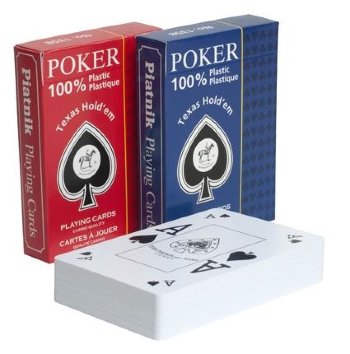 Игральные карты "Texas Holdem" (Piatnik, Австрия, пластик 100%, 55 карт)