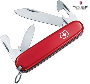 Швейцарский нож Victorinox Recruit 0.2503 (84 мм, 10 функций)