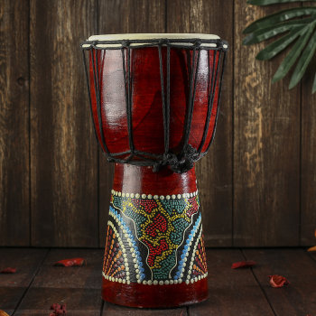 Африканский барабан джембе (↕ 30 см, ⌀ 15 см)