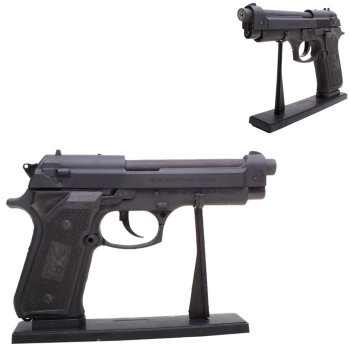 Зажигалка пистолет черный (21×14×3 см)