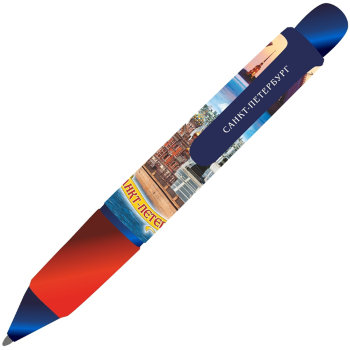 Гигантская шариковая ручка "Виды Петербурга" (24 см)