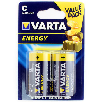 Батарейка "Varta Energy" типа C (щелочная, LR14)