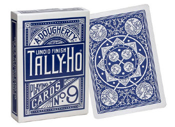 Игральные карты "Tally-Ho №9" Fan back (USPCC, США, 54 штуки)