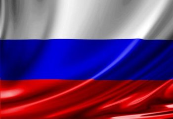 Флаг России из флажной сетки с люверсами (135 х 90 см)