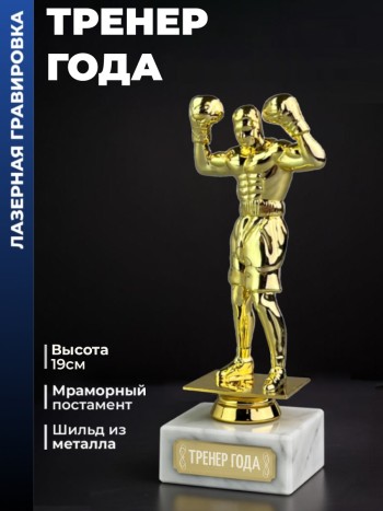 Статуэтка Бокс "Тренер года"