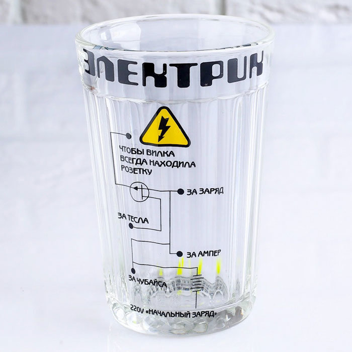 Гранёный стакан Электрику купить в Санкт-Петербурге в магазине ...