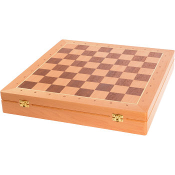 Шахматная доска из бука (без фигур, бархатный ложемент, 39 х 39 х 6 см)
