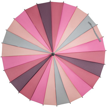 Зонт-трость "Розовый спектр" (купол 99 см)