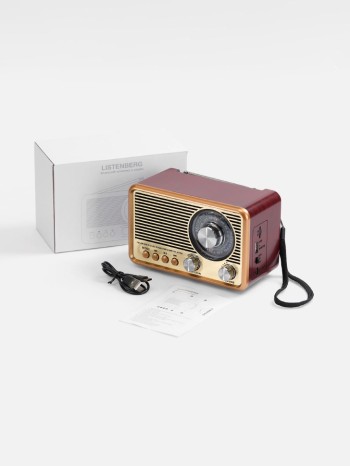 Bluetooth-колонка с радио в ретро стиле