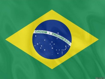 Флаг Бразилии (135 х 90 см)