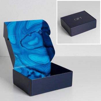 Подарочная коробка "Gift" (27 х 21 х 9 см, цветная внутри)
