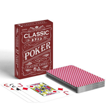 Игральные карты "Poker Classic" из пластика (54 карты)