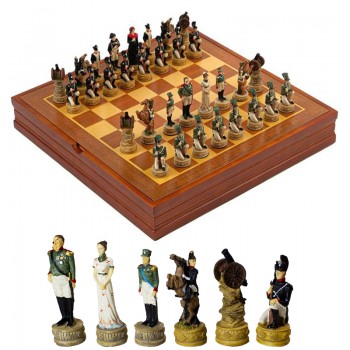 Шахматы "Бородино" с фигурами из полистоуна