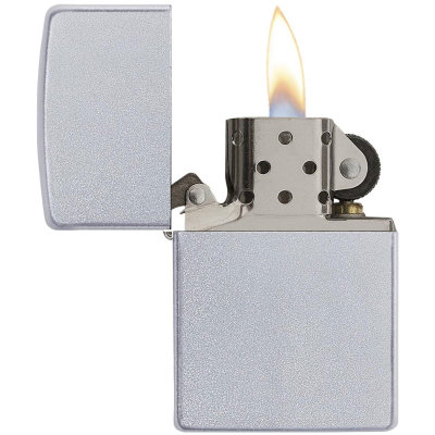 зажигалка Zippo 205 Satin Chrome Сатинированный Хром купить в
