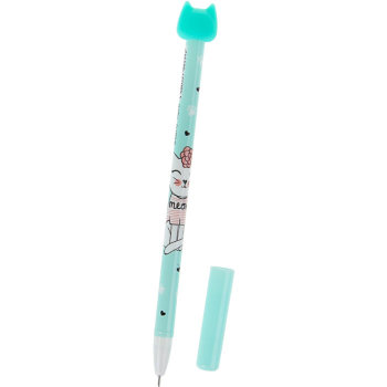 Гелевая ручка "Котик"  со стираемыми чернилами (цвет в ассортименте)