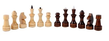 Обиходные шахматные фигуры "Дубровник"  (без утяжелителей, без доски)