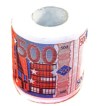 Туалетная бумага "500 евро"