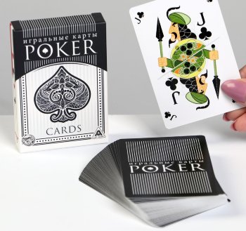 Игральные карты "Покер. Королевская геометрия" (54 карты)