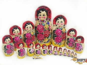Семёновская матрёшка (25 мест, 41 см)
