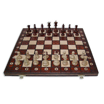 Шахматы ручной работы - Юниор (большие, 42х42 см)