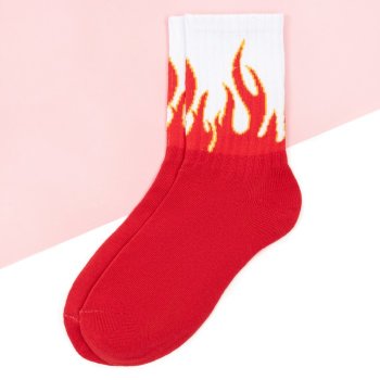 Женские носки "Пламя" (размер 36-39)