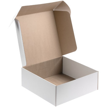 Самосборная крафт-коробка "White" (34 х 33,5 х 13,5 см)