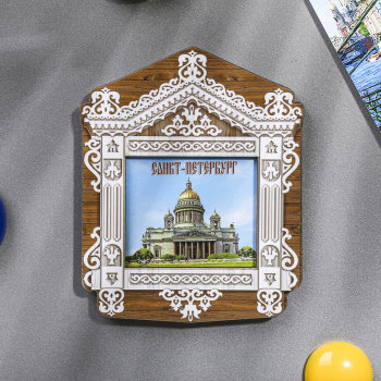 Магнит "Исаакиевский собор" в виде окна