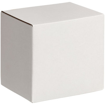 Крафт-коробка белого цвета для кружки 300-350 мл