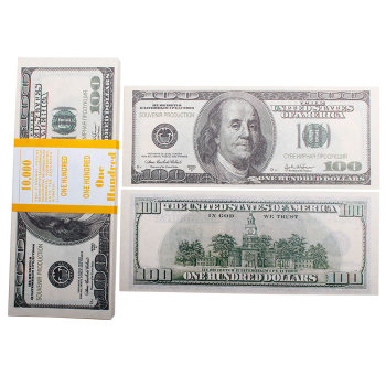 Сувенирная пачка денег "100 долларов" (старые, обр. 2006 г)