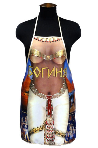 Фартук для готовки "Египетская Богиня" (70х50 см, атлас)