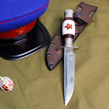 Нож Финка НКВД "Дзержинский" (кованый, Сталь Х12МФ)