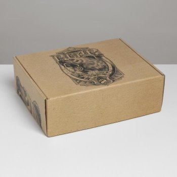 Подарочная коробка "Real man" (27 х 21 х 9 см)