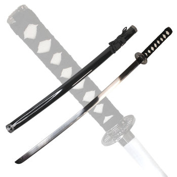 Самурайский меч катана "Серебро" с подставкой