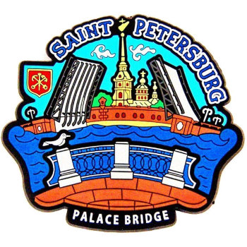 Магнит "Palace Bridge" / Санкт-Петербург