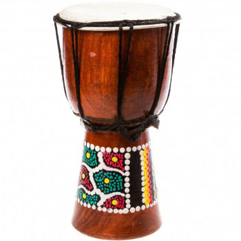 Африканский барабан джембе (выс. 20 см, диам. 11 см)