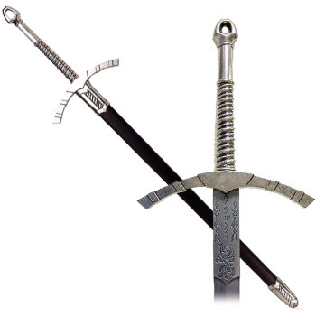 Двуручный рыцарский меч образца XIV века (121 см)