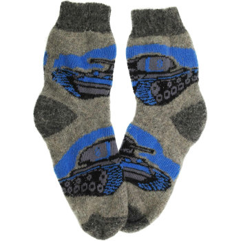 Тамбовские шерстяные носки "Танк" (размер 41-44)