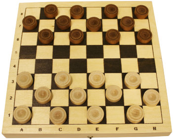 Игра шашки (деревянные, 30 см)
