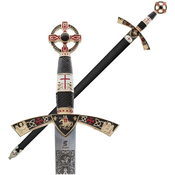 Средневековый рыцарский меч тамплиеров (104 см)