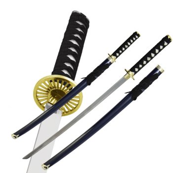 Набор из двух Cамурайских мечей (катана, вакидзаси с подставкой) "Золотое солнце"