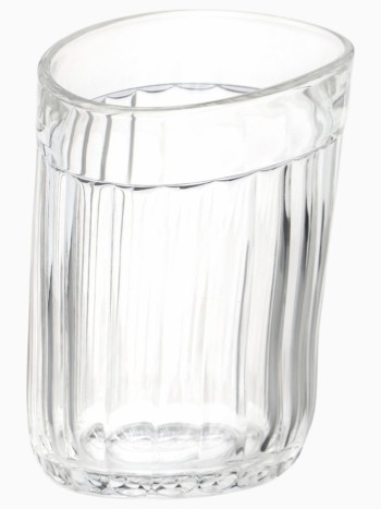 Пьяный гранёный стакан (250 мл, форма в ассортименте)