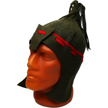 Шапка для бани "Средневековый шлем" из сукна