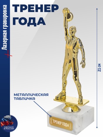 Статуэтка Гиревик "Тренер года"