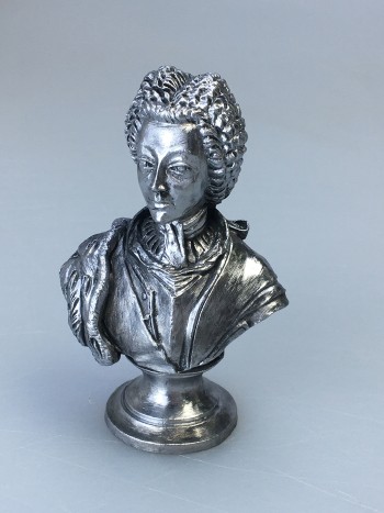 Бюст Петра II, олово (10 см)