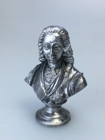 Бюст Петра III, олово (10 см)
