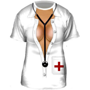 Женская футболка "Медсестра" (размер 48)