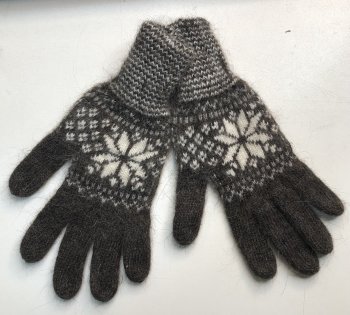 Тамбовские пуховые перчатки "Звёздочка" (женские, 18 размера)